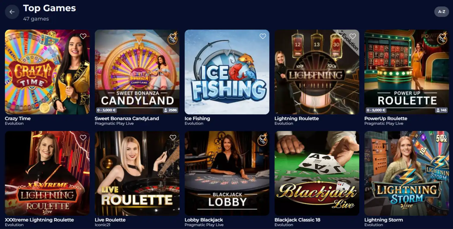 Ninewin Casino Live Games