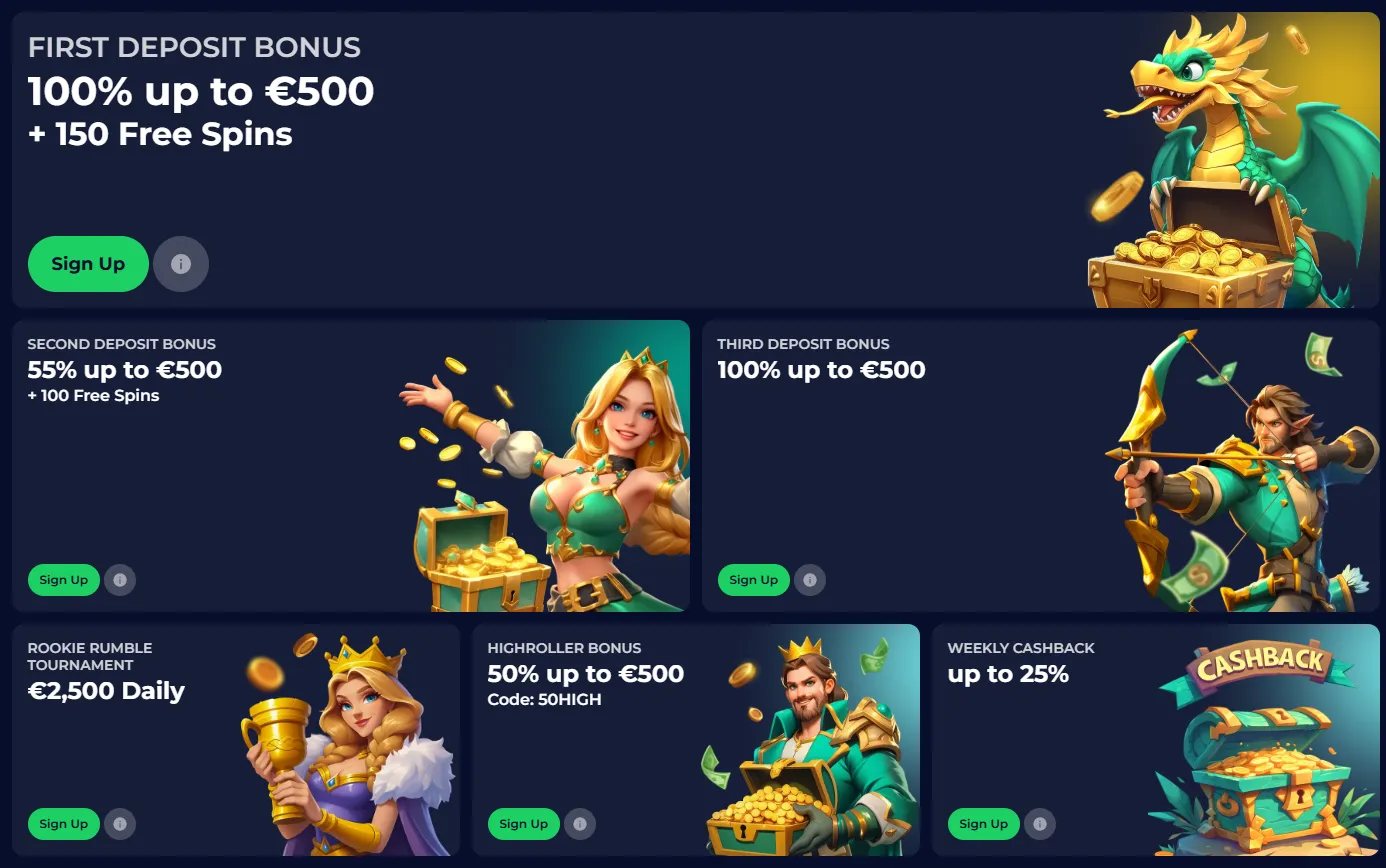 Ninewin Casino Bonuses and Promotions